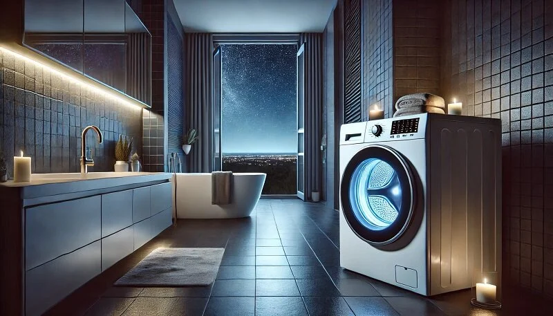Masina de spalat rufe LDK Queen2 814DITS, Clasa A, Capacitate 8 Kg, 1400 rpm, 16 programe, Control Touch, Steam, Super Spa, Storm Wash, Night wash, My Cycle, Amanare pornire, Motor Inverter, Argintiu