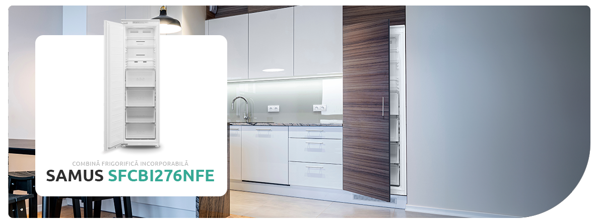 Congelator-Frigider incorporabil Samus SFCBI276NFE