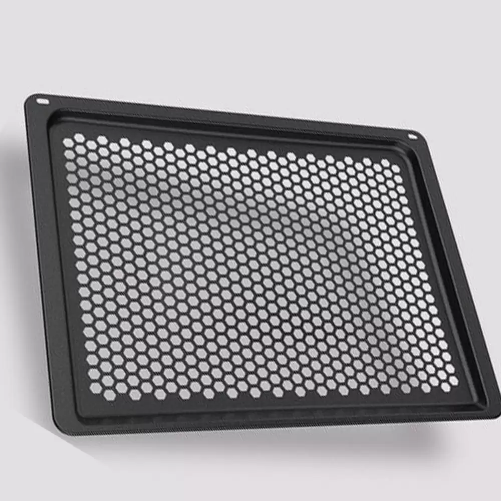 Cuptor electric incorporabil Studio Casa Bellagio FE8102 , 10 functii, 81 l, Grill, Rotisor, Ventilator, Autocuratare catalitica, Display Touch Control, Clasa energetica A, Sticla neagra / Inox