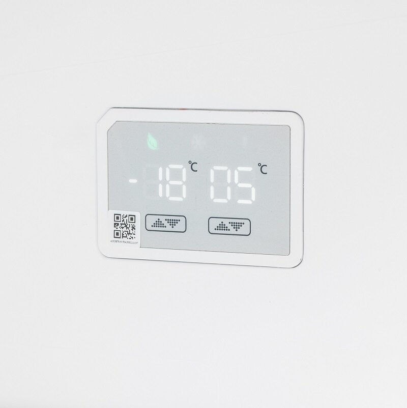 Frigider cu doua usi LDK LF-451NFW, Capacitate 451 l, No Frost, Multi Cooling Tech, Display Touch Control, Chill Zone, Iluminare LED, H 186 cm, Alb