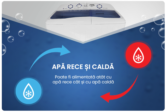 Masina de spalat rufe Albatros WMS 10.3, Cantitatea de rufe uscate 10 kg, Cantitatea de rufe la stoarcere 5 kg, Putere 420 W