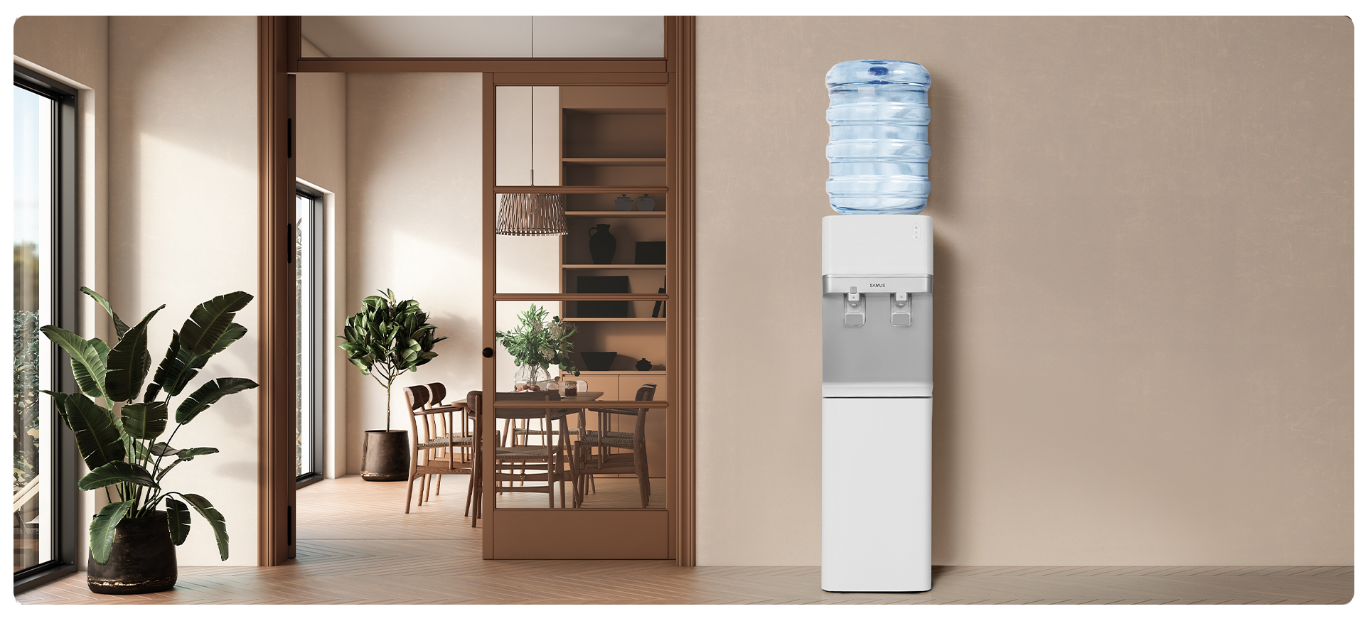 Dozator de apa de podea cu compresor WDST-252CWS
