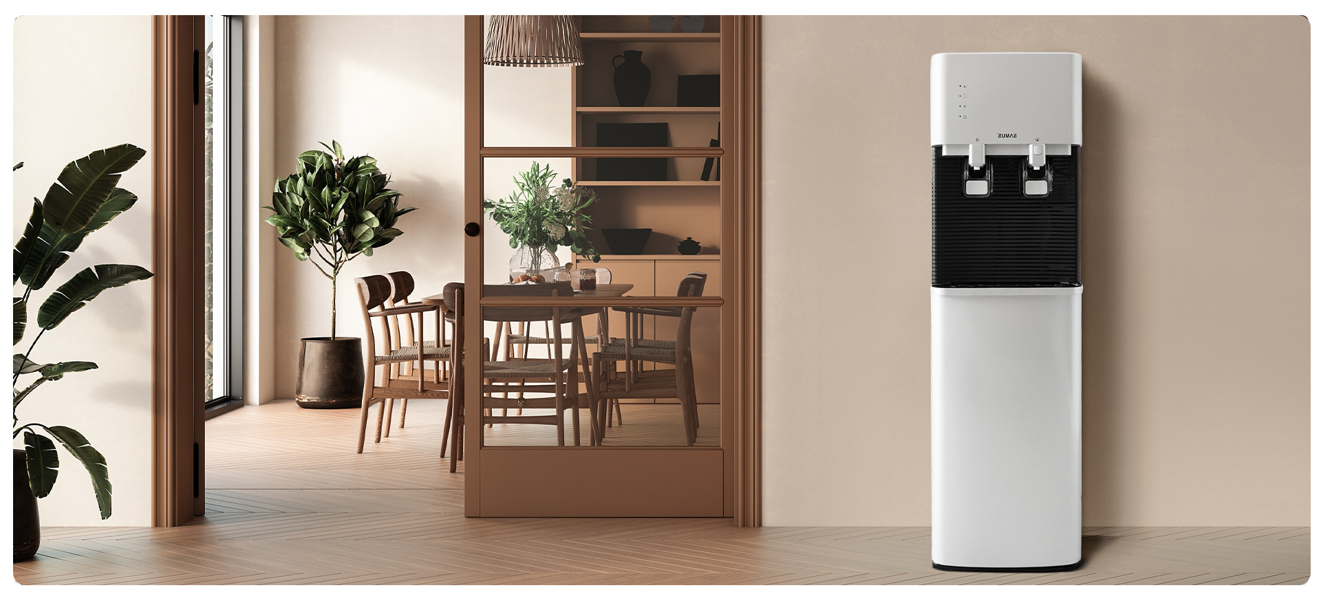 Dozator de apa de podea cu compresor WDSF-254CS