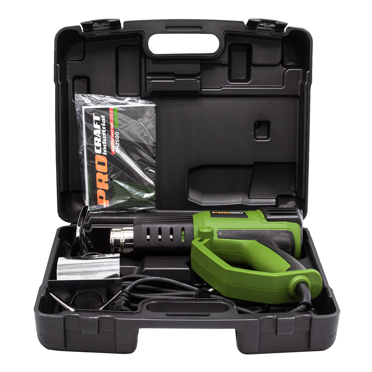 Pistol aer cald Procraft PH2500 Industrial cu Accesorii
