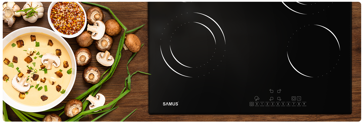 Plita incorporabila vitroceramica Samus PSVE-64BG6