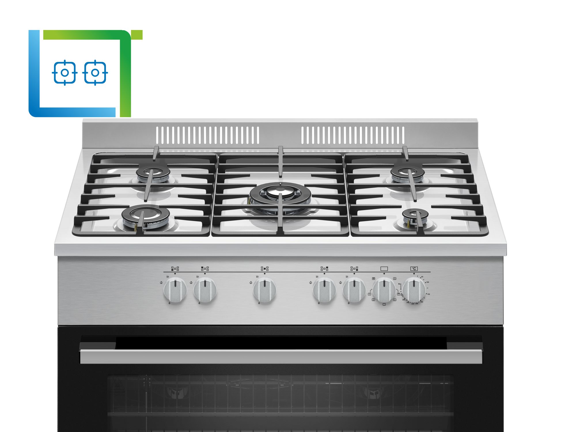 Aragaz semi-profesional Nobeltek NLT SP6904IX/FE1