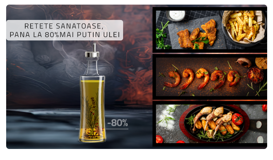 Friteuza cu aer cald Samus AF4-S1200DW
