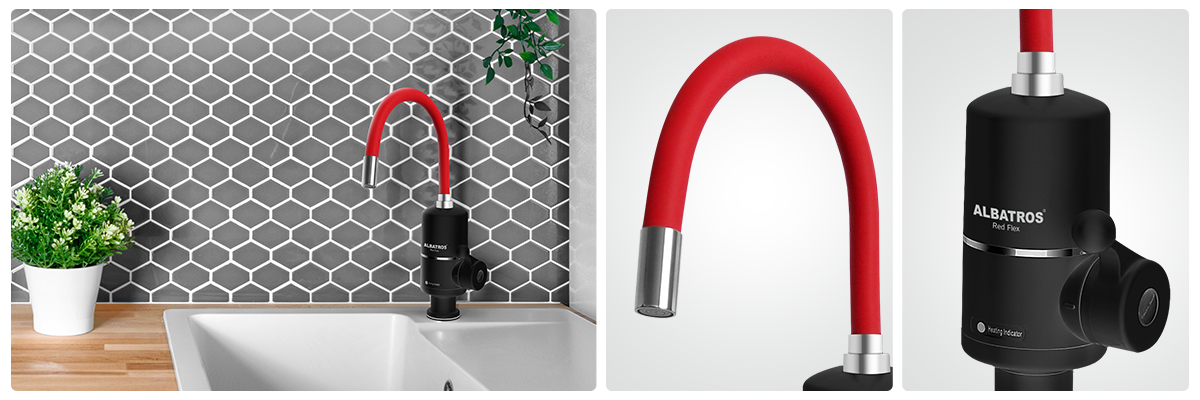 ROBINET ELECTRIC ALBATROS RED FLEX