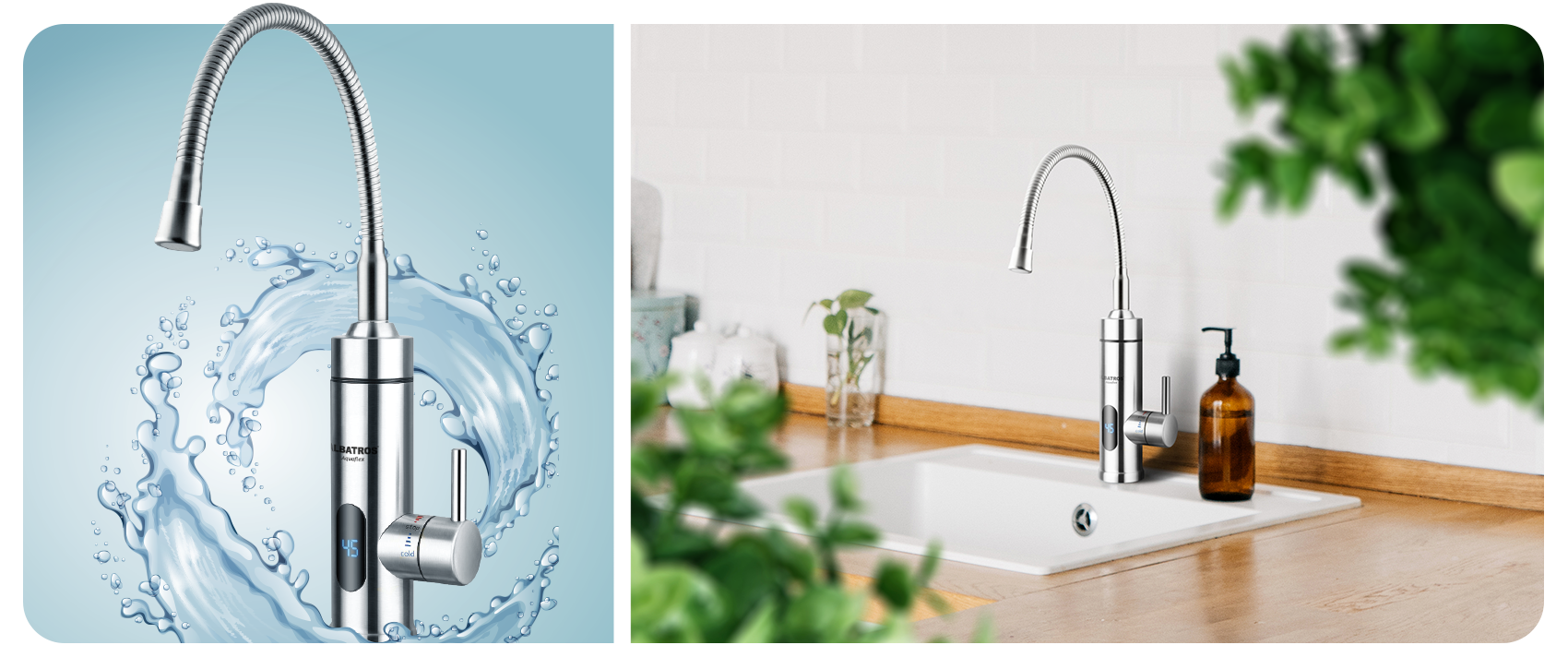 ROBINET ELECTRIC ALBATROS AQUAFLEX