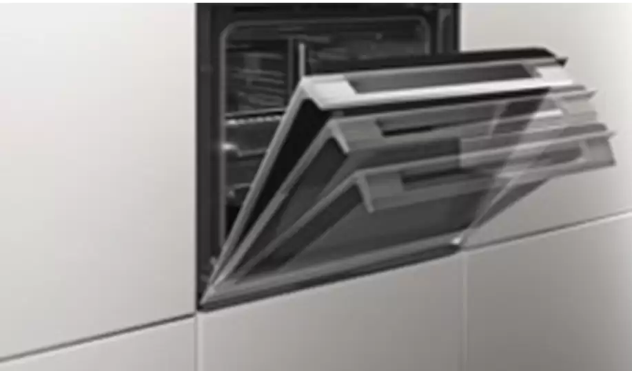Cuptor electric incorporabil Studio Casa Bellagio FE8102 , 10 functii, 81 l, Grill, Rotisor, Ventilator, Autocuratare catalitica, Display Touch Control, Clasa energetica A, Sticla neagra / Inox