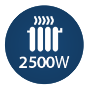 Calorifer electric Albatros RA-11T, 11 Elementi, Putere 2500W, 3 trepte de putere, Termostat