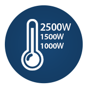 Calorifer electric Albatros RA-11T, 11 Elementi, Putere 2500W, 3 trepte de putere, Termostat