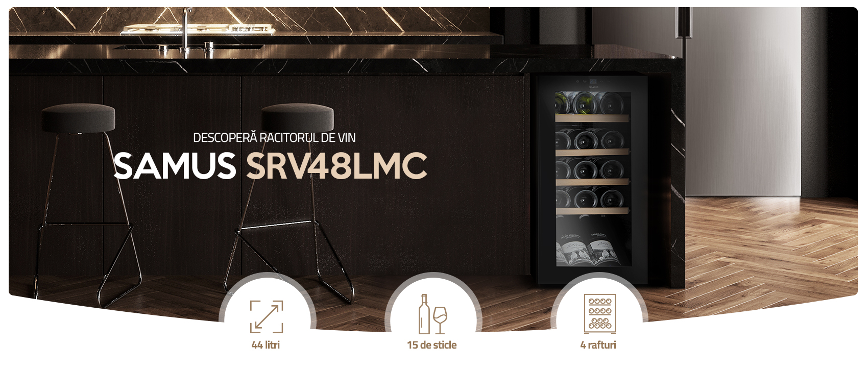 Racitor pentru vin Samus SRV48LMC