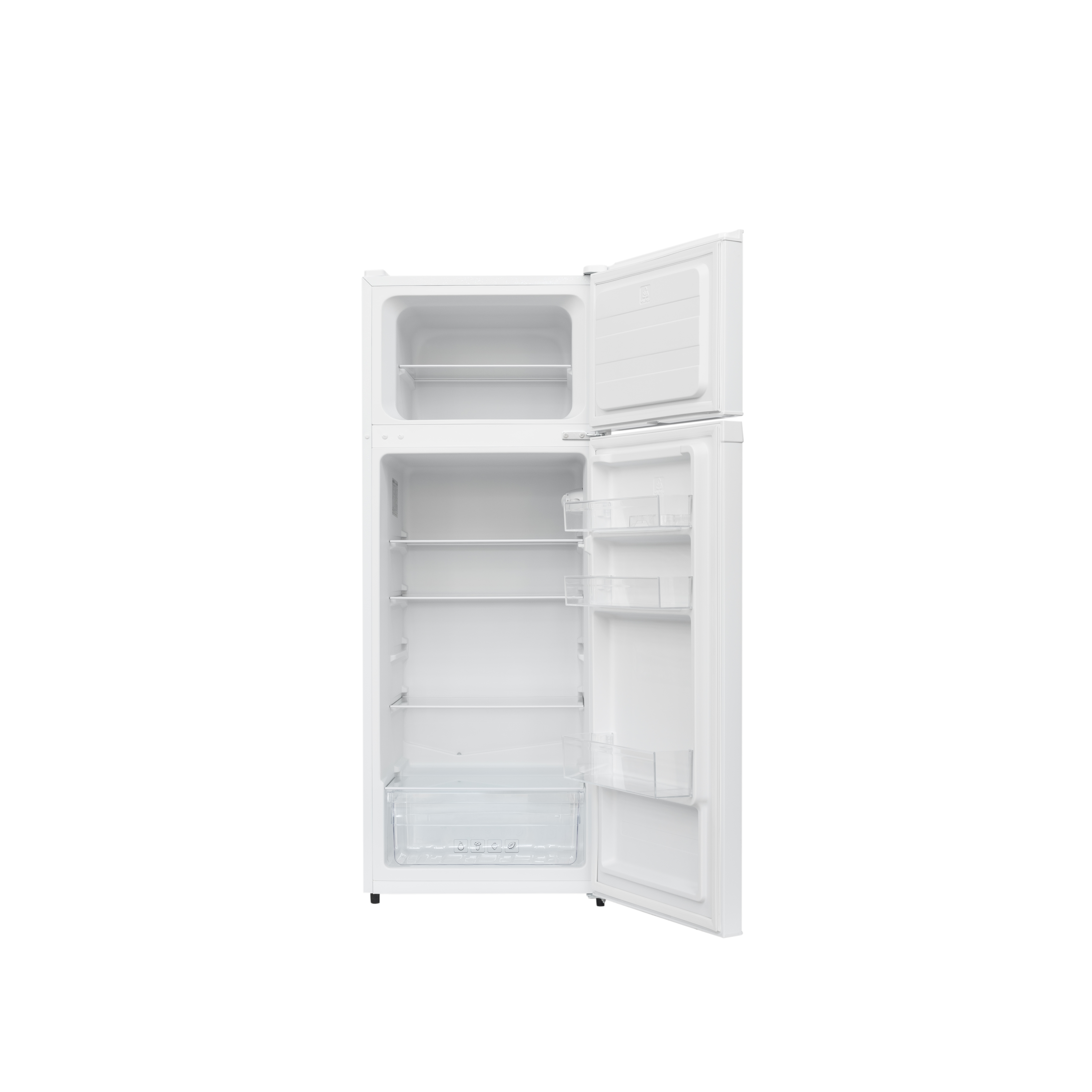 Frigider cu 2 usi Nobeltek Static, congelatorul sus, volum net 210 (168+42) litri, clasa E, Alb [3]