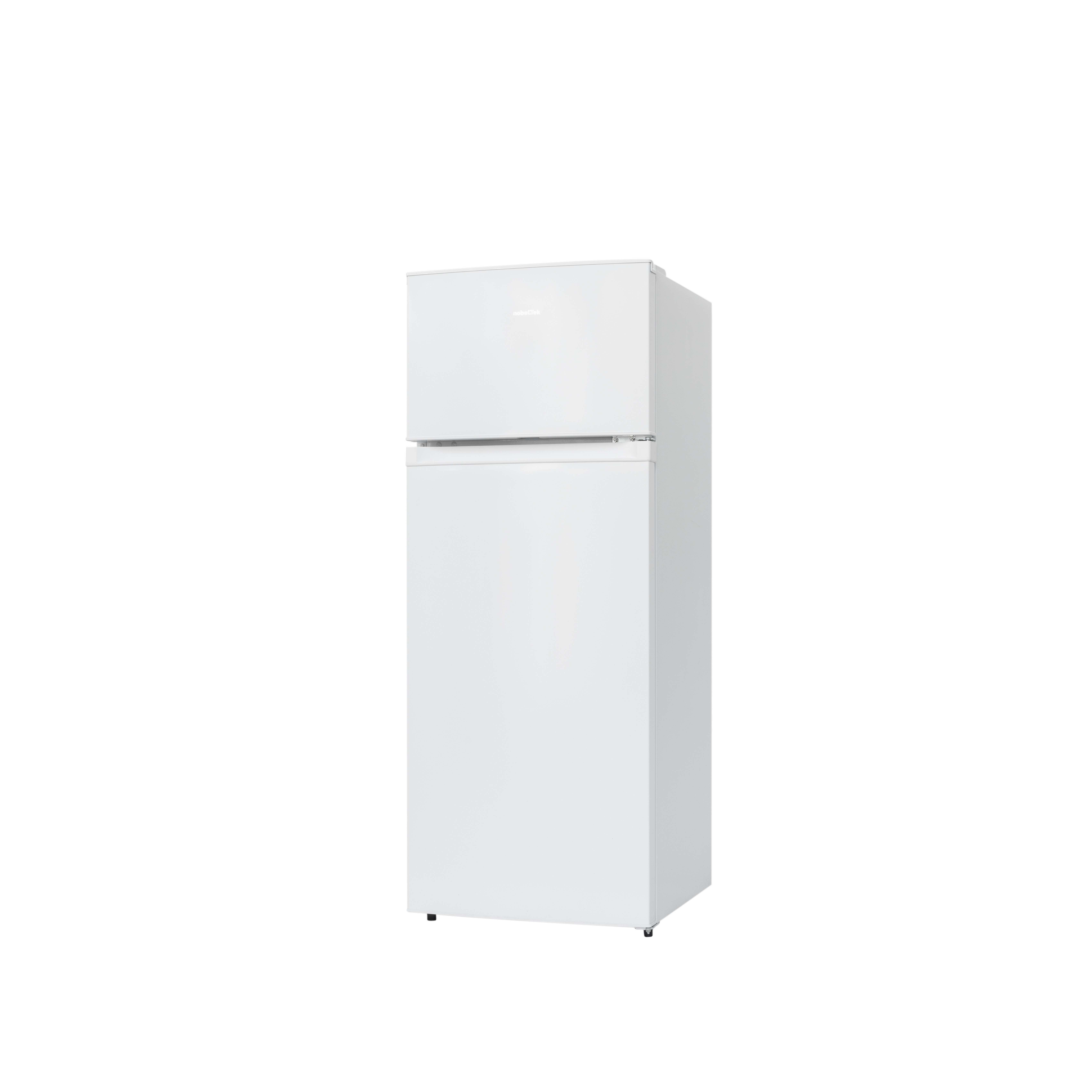 Frigider cu 2 usi Nobeltek Static, congelatorul sus, volum net 210 (168+42) litri, clasa E, Alb [1]