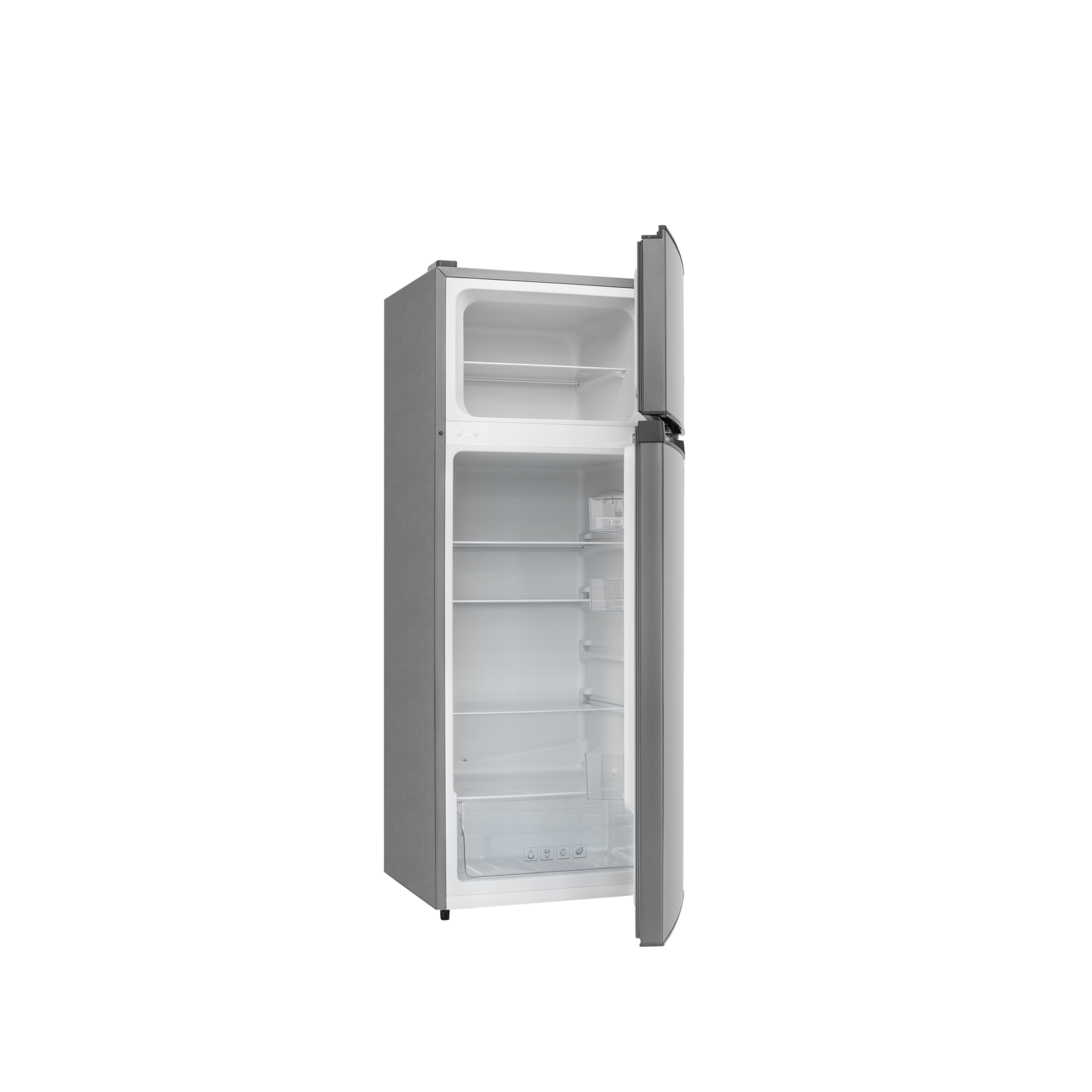 Frigider cu 2 usi Nobeltek Static, congelatorul sus, volum net 210 (168+42) litri, clasa E, Silver [2]
