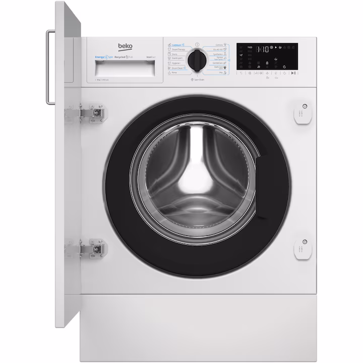 Masina de spalat rufe BI BEKO, EnergySpin, SteamCure , 1400rpm, 8 kg, Clasa A, Alb [2]