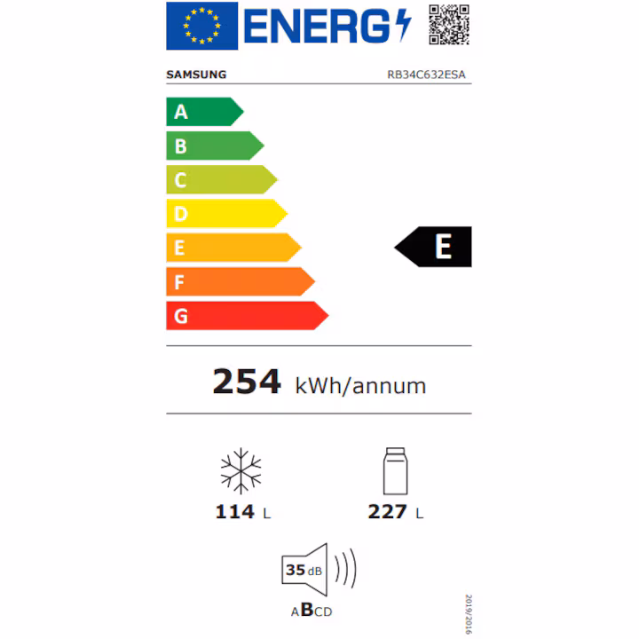 Combina frigorifica Samsung, 341 l, Clasa E, Total No Frost, Compresor Digital Inverter, All-Around Cooling, Dozator apa, Iluminare LED, Afisaj intern, WiFi, AI Energy️, H 185 cm, Inox [2]