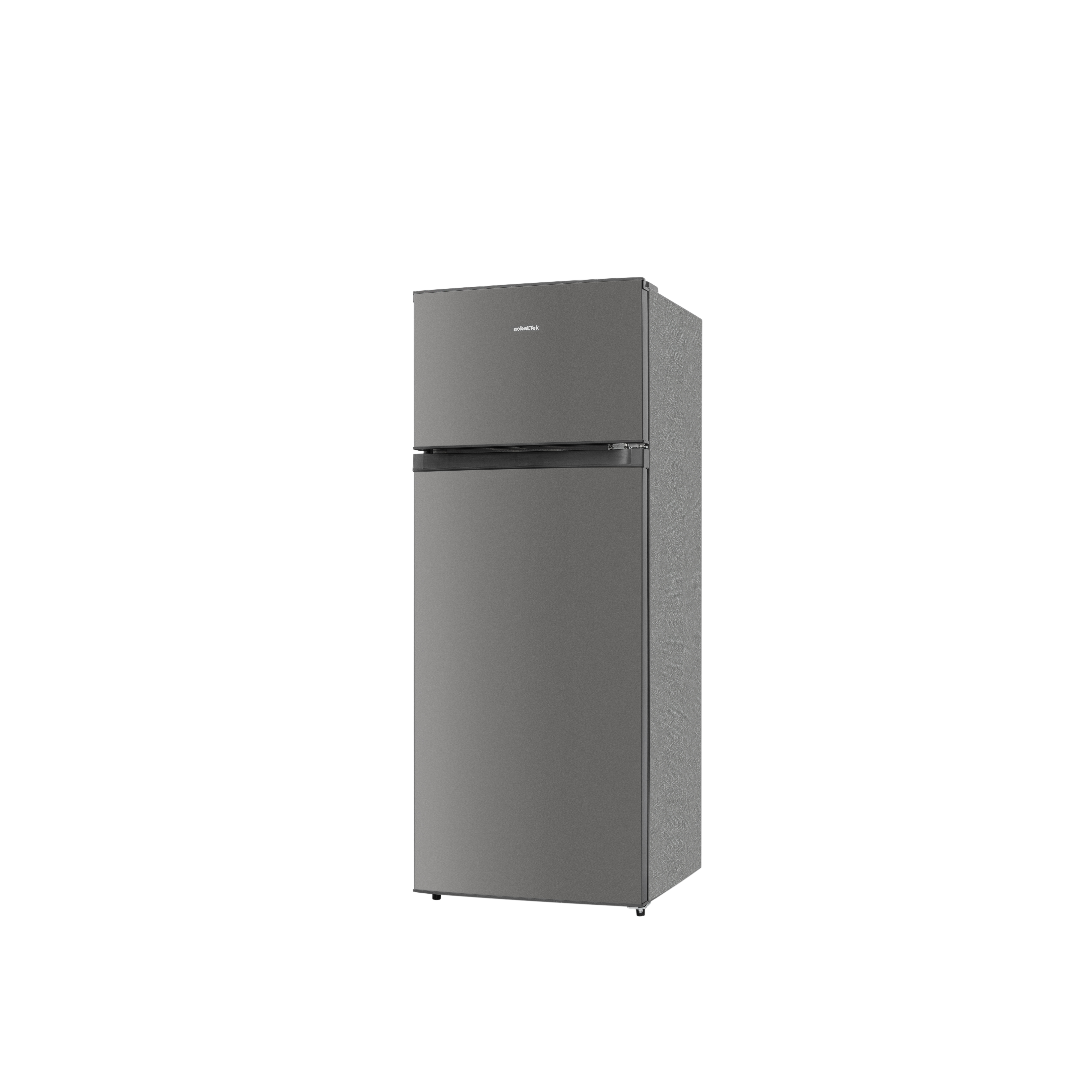 Frigider cu 2 usi Nobeltek Static, congelatorul sus, volum net 210 (168+42) litri, clasa E, Silver [3]