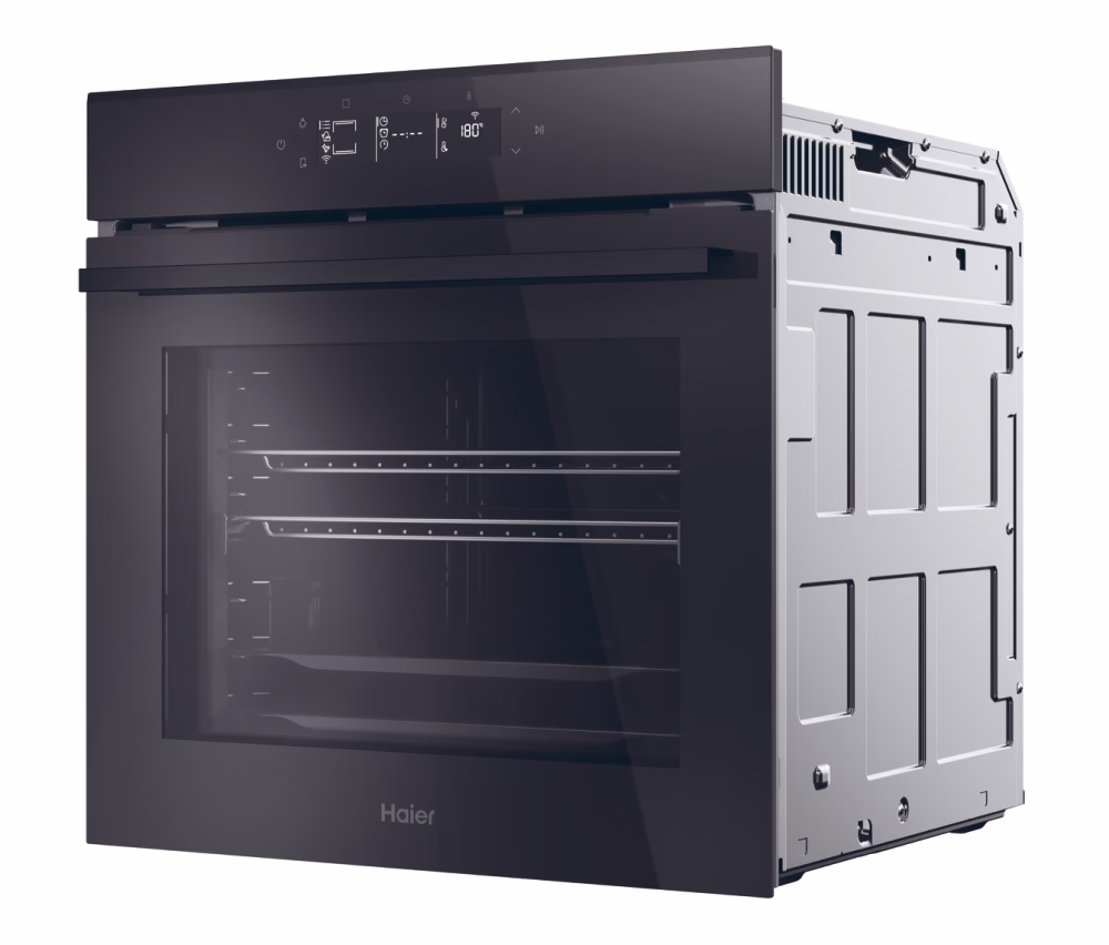 Cuptor incorporabil HAIER H6, Electric, Autocuratare pirolitica si hidrolitica, 78 l, Clasa A++, Wi-Fi, negru [2]