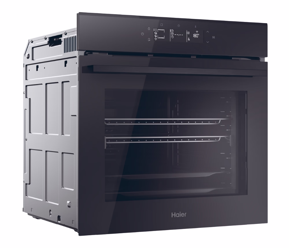 Cuptor incorporabil HAIER H6, Electric, Autocuratare pirolitica si hidrolitica, 78 l, Clasa A++, Wi-Fi, negru [3]