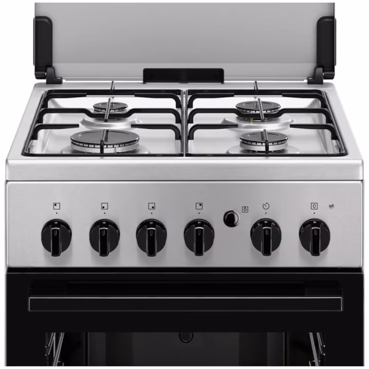 Aragaz ELECTROLUX gaz, 4 arzatoare, Gaz, L 50 cm, Grill, inox [1]