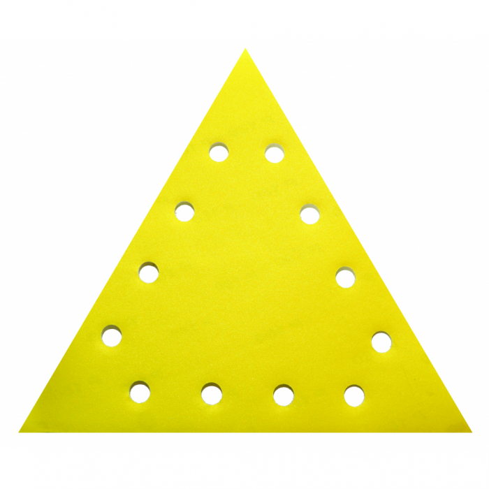 Set 5 bucati smirghel VELCRO triunghiular 285mm, P 80 [1]