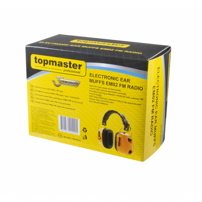 Casti antifoane EM02 cu radio FM TMP [3]