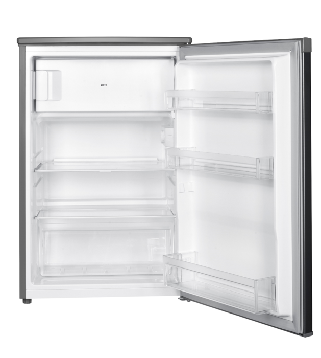 Frigider cu congelator Heinner HF-HM109SE++, Capacitate totală 109 L, Frigider 95 L, Congelator 14 L, Clasa E, Răcire statică, Dezghețare manuală, Argintiu [3]