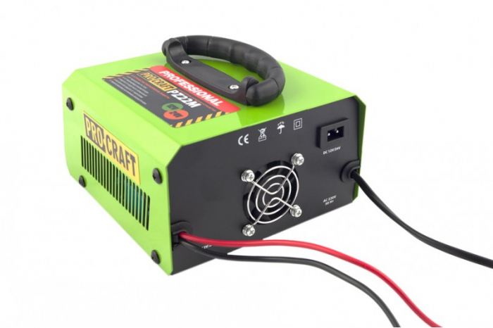 Incarcator invertor auto PROCRAFT PZ22M, Afisaj digital, 20A, 520W, Voltaj 12/24 [5]