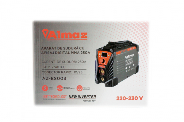 Aparat de sudura digital Almaz MMA 250 A, Almaz AZ-ES003 [8]