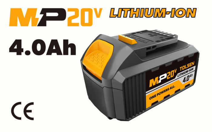 Acumulator tolsen  li-ion 4.0ah, 20v [2]
