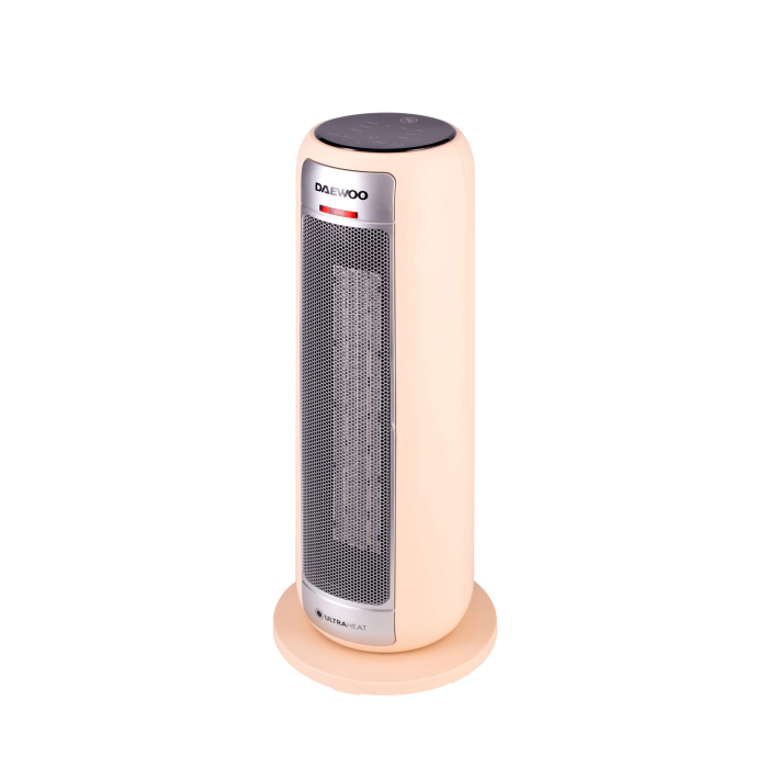 Aeroterma ceramica Daewoo, putere 2200 W, 2 trepte de putere, siguranta termica, protectie la supraincalzire, functie oscilare, display LED, telecomanda, indicator luminos, maner transport [2]