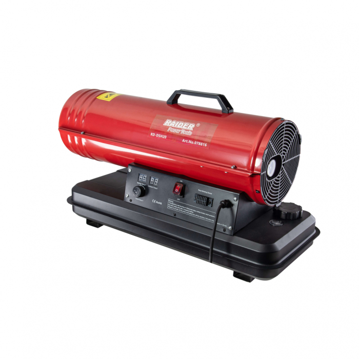 Aeroterma motor cu combustie, 20kW, Motorina, debit 600 (m³/h), incalzeste 400mp, RD-DSH20 [2]