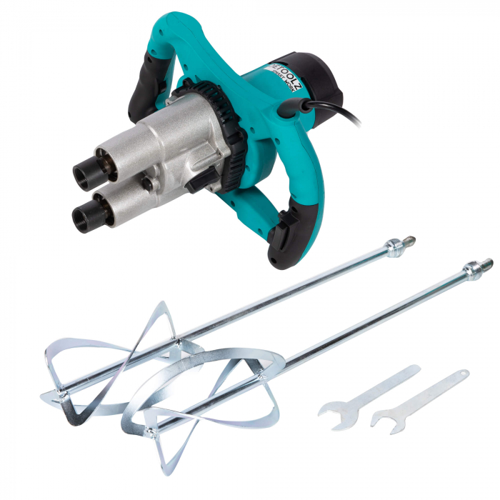 Amestecator-mixer materiale constructii, 2 palete, 1800W, 2 viteze, DZ-C298 [4]