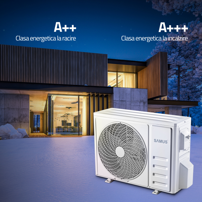 Aparat de Aer Condiționat Samus ACS-18K01 WiFi, 18000 BTU, Inverter, Răcire / Încălzire, Clasa A++, R32, Control Wi-Fi [8]