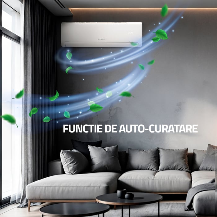 Aparat de Aer Condiționat Samus ACS-18K01 WiFi, 18000 BTU, Inverter, Răcire / Încălzire, Clasa A++, R32, Control Wi-Fi [11]