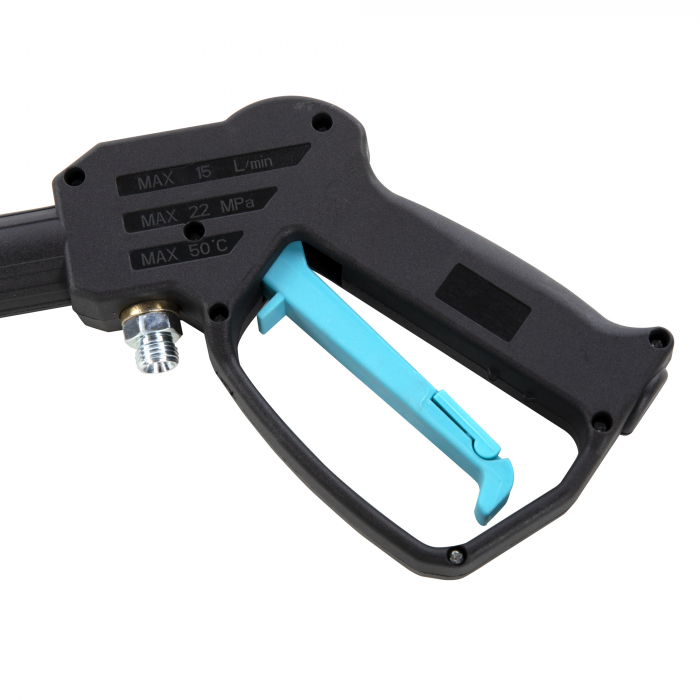 PACHET - Aparat de spalat cu presiune DETOOLZ, presiune 135 bari, putere 1600 W, debit maxim 6.8 l/min, DZ-CI108 + Furtun gradina BLUEBOS PLUS 1/2" (14 mm) 20m, set duze de conectare [12]