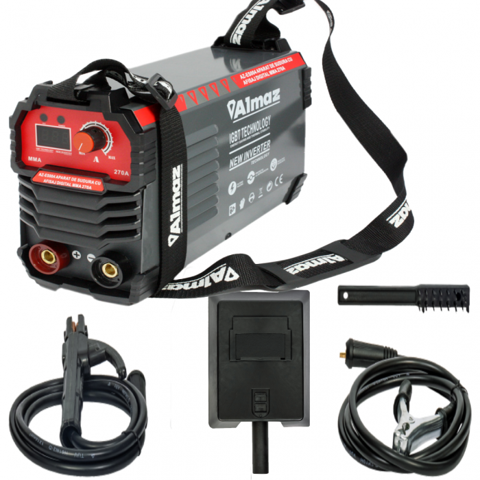 PACHET-Aparat de sudura digital Almaz MMA 270 A, Almaz AZ-ES004 - Electrozi 2.5mm MONOLITH, 2.5 kg [2]