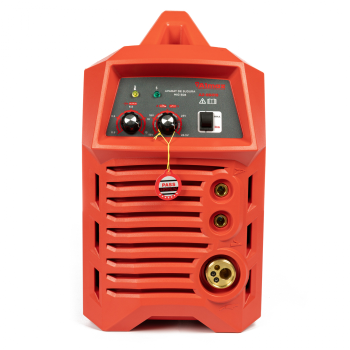 Aparat de sudura MIG-308, AlmazAZ-ES015, amperaj 308 A, cu electrozi pana la 4mm, sarma 1.2 mm [14]