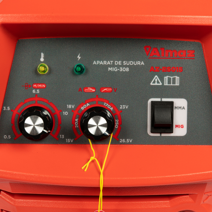 Aparat de sudura MIG-308, AlmazAZ-ES015, amperaj 308 A, cu electrozi pana la 4mm, sarma 1.2 mm [8]
