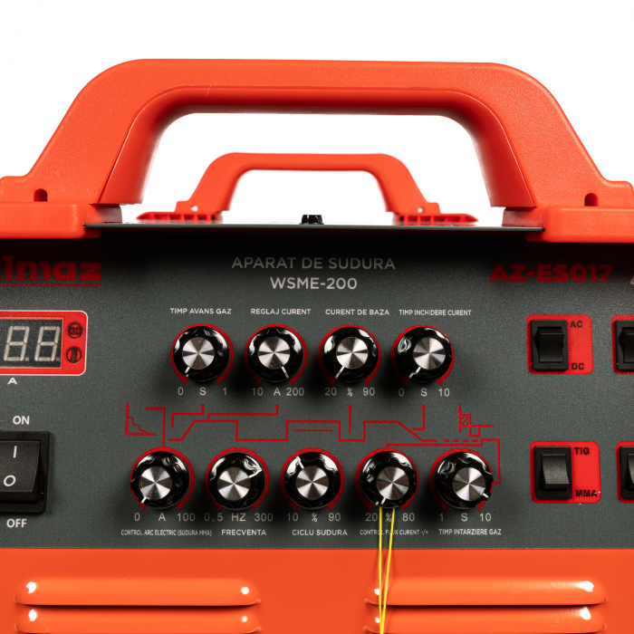Aparat de sudura tig mma wsme 200 200a, Almaz AZ-ES017, diametru electrod 1,6-4mm [6]