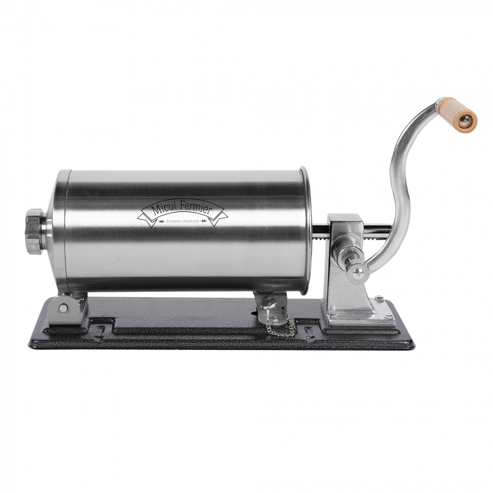 Aparat de umplut carnati, Orizontal, din inox, 5 palnii, Micul Fermier, 5,5 kg, Garnitura Siliconica GF-0825-S001-G02 [8]