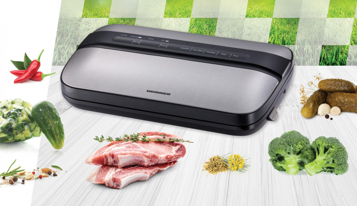 Aparat de vidat HEINNER HAV-EDC120SS, putere 1200w, pungi 200x30 cm [2]