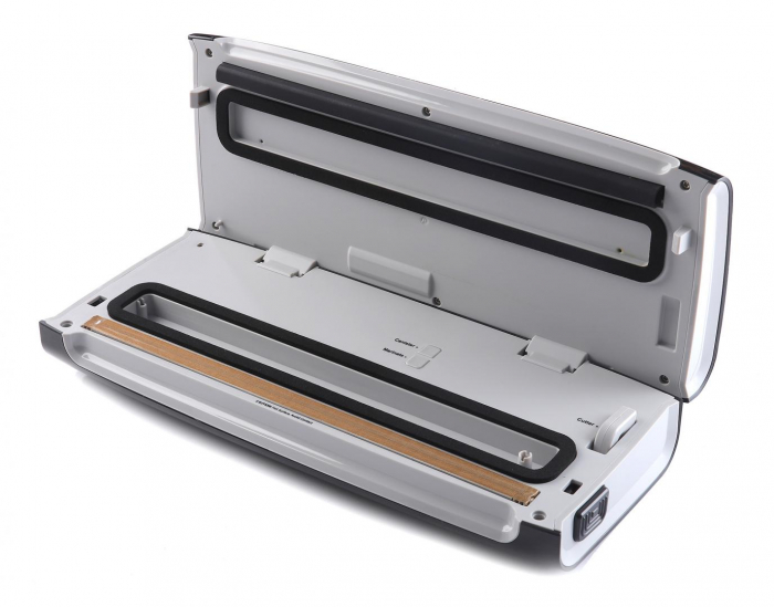 Aparat de vidat si sigilat Heinner HAV-140WH, vidare uscata/ umeda, functie marinare, sistem racire banda sigilare, furtun pentru caserole, mini-cutter incorporat, comptaibil cu pungi latime 30 cm, 0. [5]