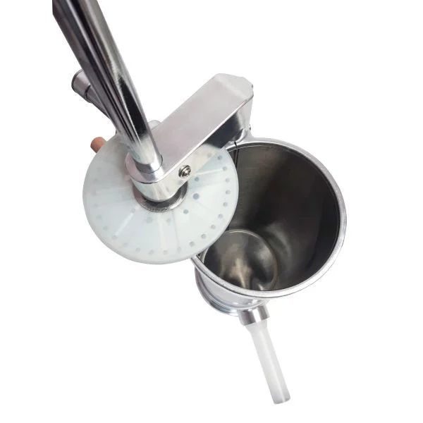 Aparat vertical de umplut carnati, 5 kg, metal/inox, 6 palnii, Elefant KY2010 [4]