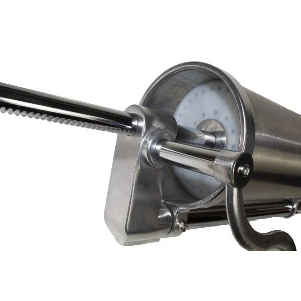 Aparat vertical de umplut carnati, 5 kg, metal/inox, 6 palnii, Elefant KY2010 [6]