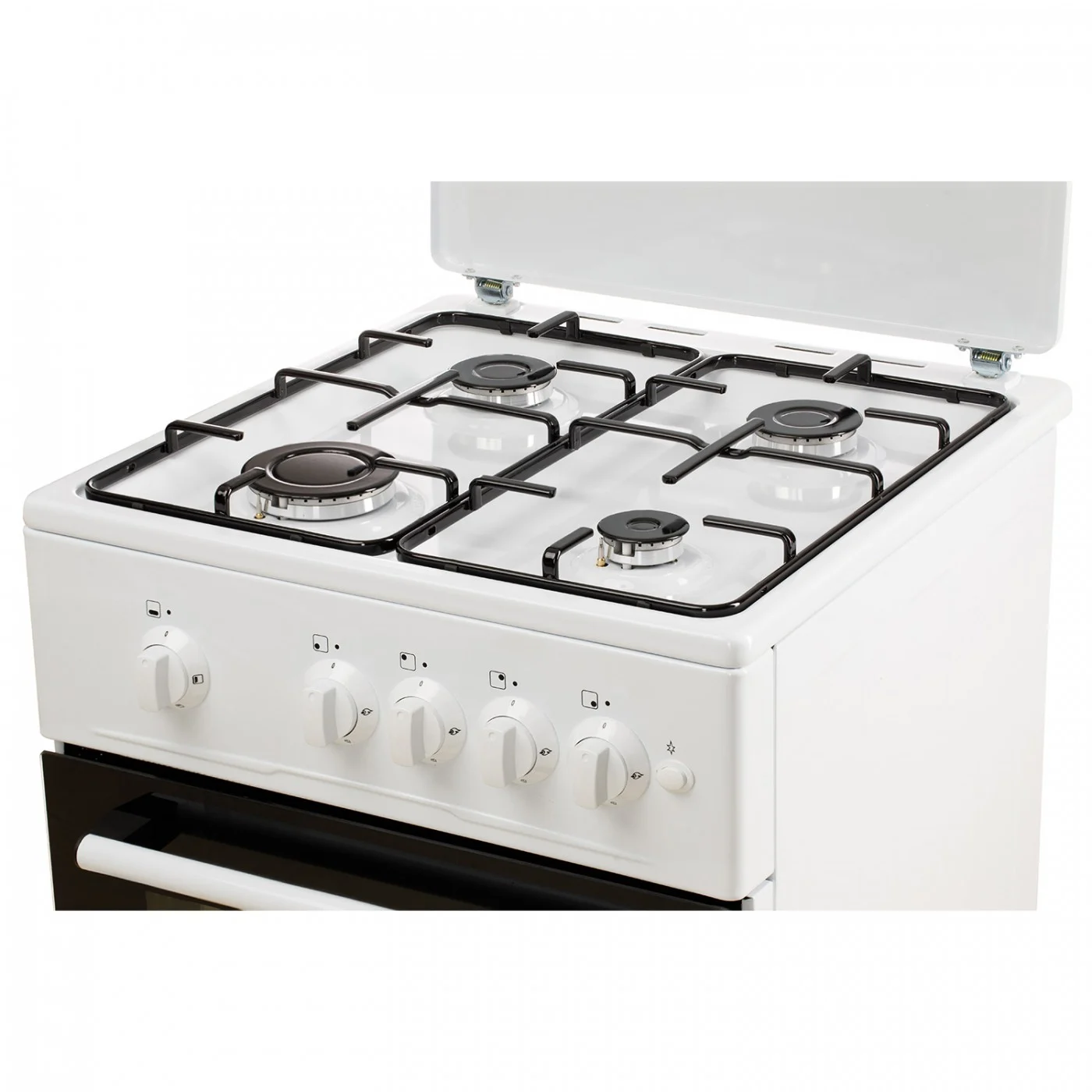 Aragaz LDK 5050 A WH RMV LPG, Gaz, 4 Arzatoare, Aprindere electrica, Capac metalic, 50 x 50 cm, Alb [3]