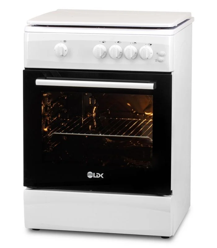 Aragaz LDK 6060 GRAI WH RMV, 4 Arzatoare, Siguranta, Grill, Rotisor, Iluminare, Capac metalic, 60 x 60 cm, Alb [3]
