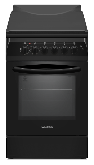 Aragaz mixt NobelTek NLT 5604N/E1, Plita gaz, Cuptor electric, Ventilator, Aprindere electrica, Iluminare cuptor, Negru [2]